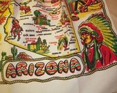 Vintage Souvenir Apron Fabulous Arizona Kuchinas & Rodeos MWT