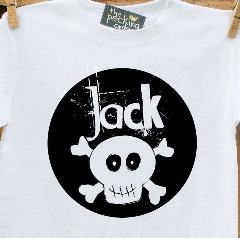 personalized halloween shirt skull and crossbones so tough and so cute