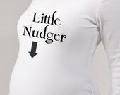 Twilight little nudger maternity top LONG sleeve pregnancy shirt