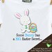 Easter bunny big brother to be secret pregnancy announcement Tshirt