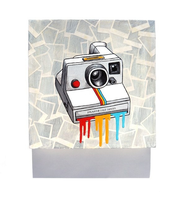 Cameraluv - What Pictures Are Made Of - 12x12 - Mixed Media on Wood