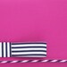 Fuchsia pink and stripe Darcy clucth bag