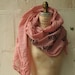 the Dirty Pink Nomad Scarf / Text Scarf / Women's Scarves / Women's Accessories
