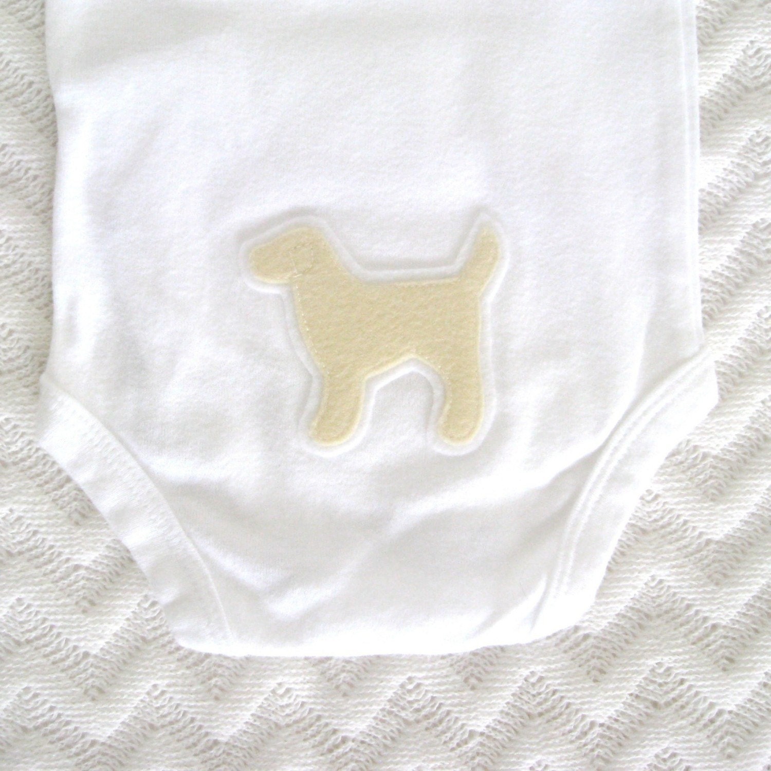 Yellow Lab Bodysuit - Little Lab Lover (for a Son or Daughter)