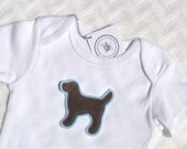 Chocolate Lab Bodysuit - Little Lab Lover (It's a Son)