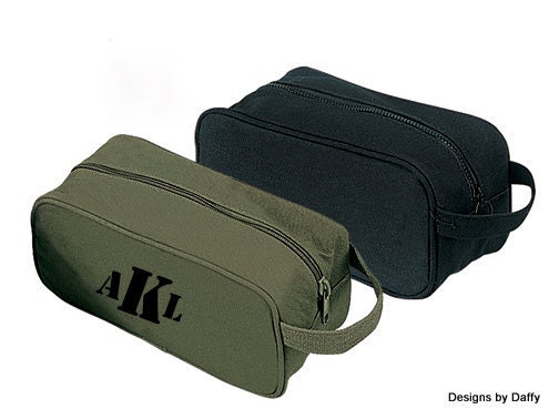 Men's Personalized Toiletry / Travel Kit Bags
