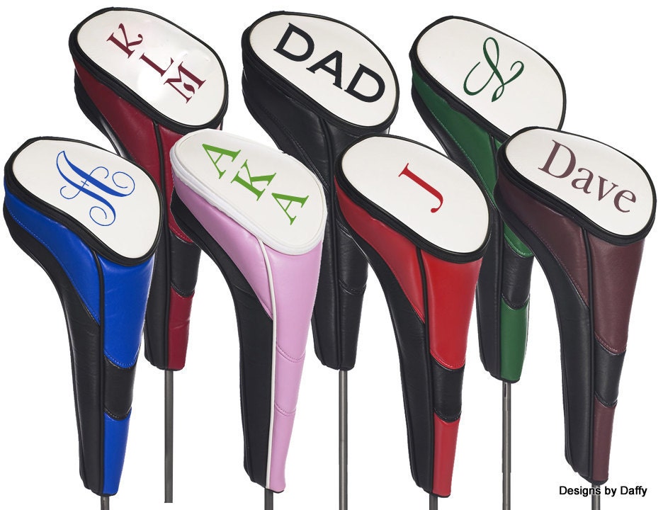 Monogrammed Personalized Premium Golf Club Covers