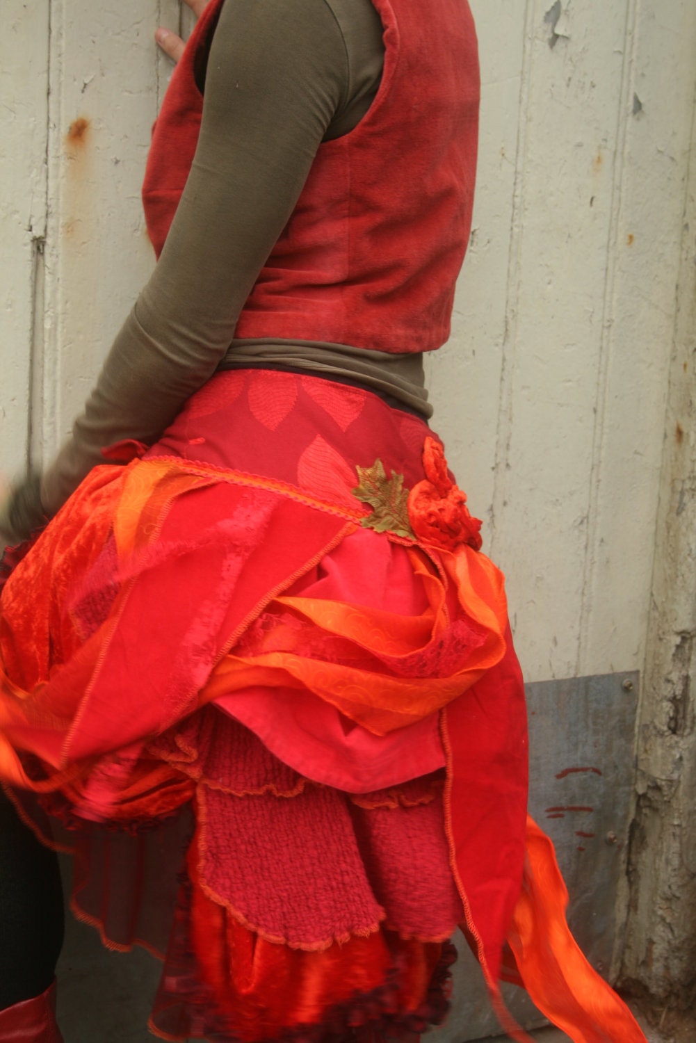 SALE Beautiful Bustle Burlesque Steampunk Multi Layers