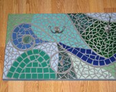 WINDY DAYS COAT RACK mosaic art
