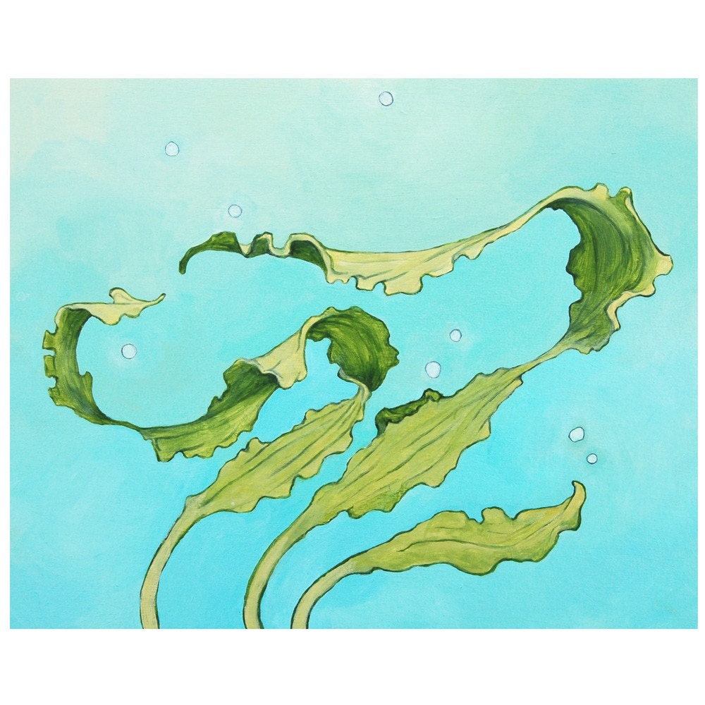 75% OFF - Sargasso - Original Art Painting - 8x10