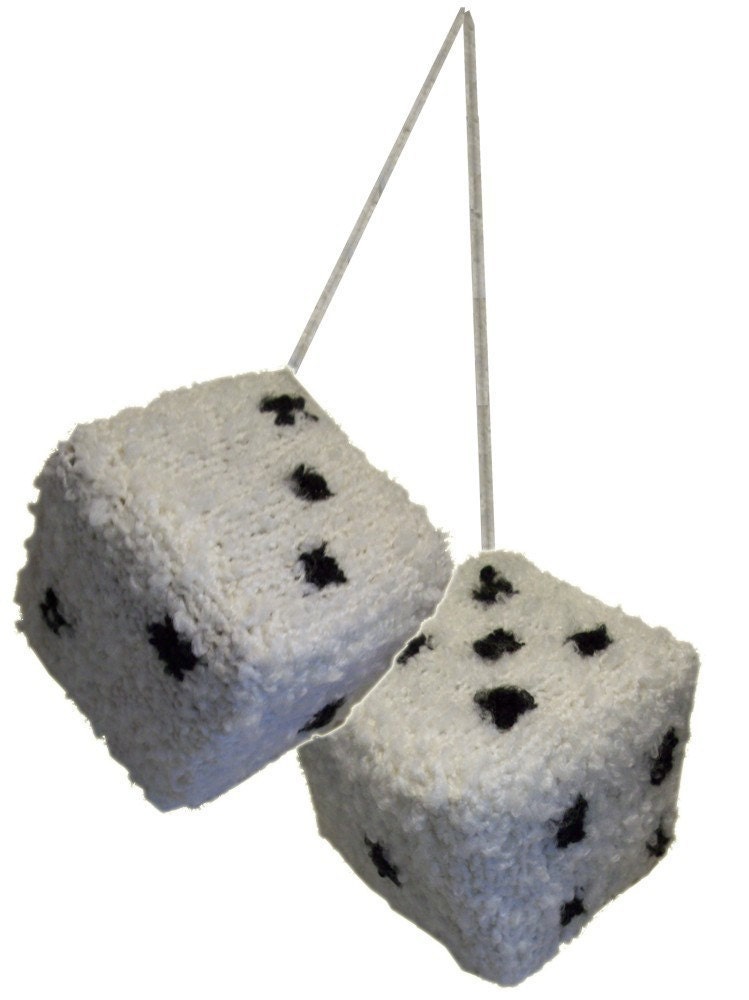 Knitted Fuzzy Dice - Knitting Pattern