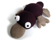 Crochet PATTERN: Plush Platypus -pdf-