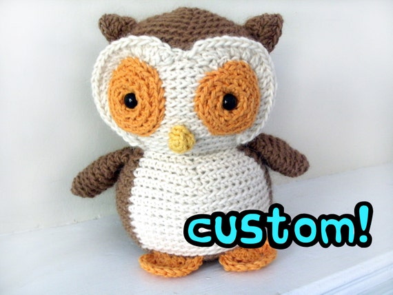 personalized stuffed owl