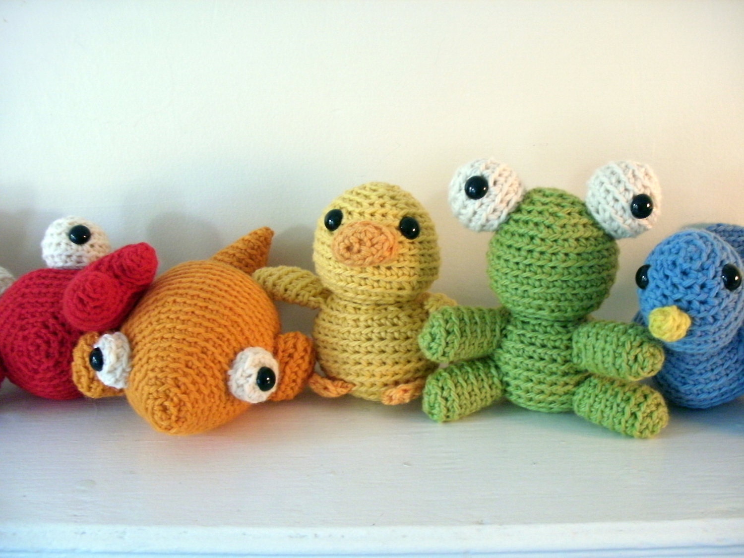 Crochet PATTERN ebook : Rainbow Amigurumi -pdf-