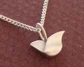 Necklace Tiny Bird   in sterling silver Gift for Her Women Holidays  for her Every day pendant small cute spring mother's day