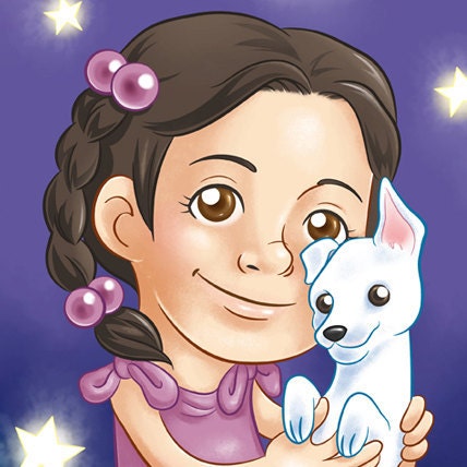 Personalized digital caricature of you, Custom caricature  (price for 1 or 2 people drawing)