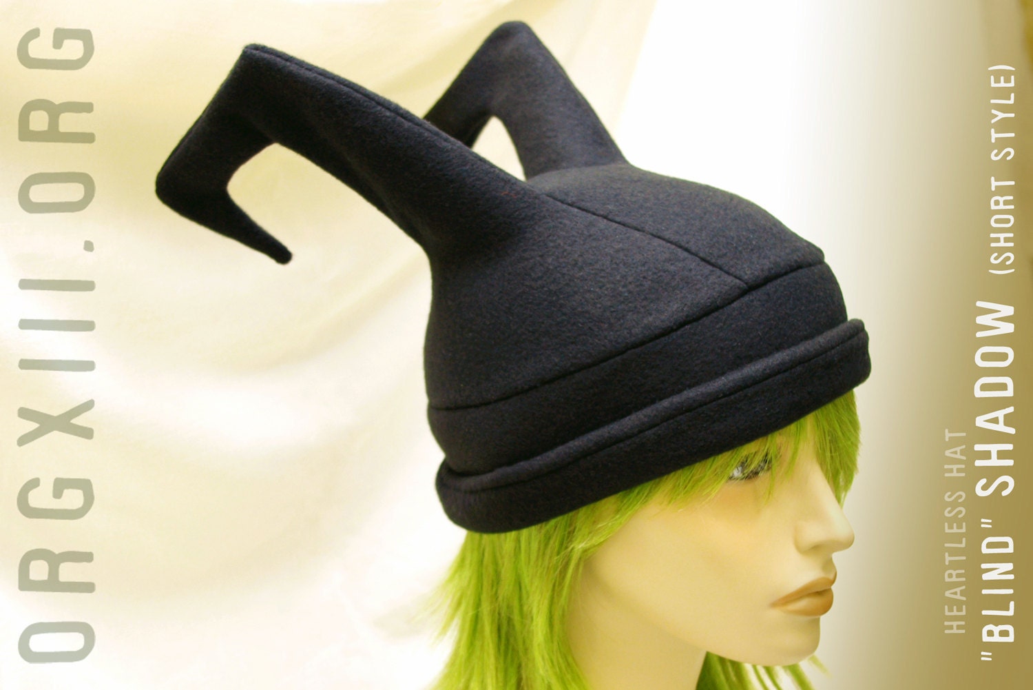 Kingdom Hearts Heartless Hat - Blind Shadow (eyeless version) - cosplay hats by orgXIIIorg