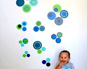 Boys Own - Wall stickers fabric reusable decals