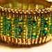 Emerald City - Safety Pin Bracelet