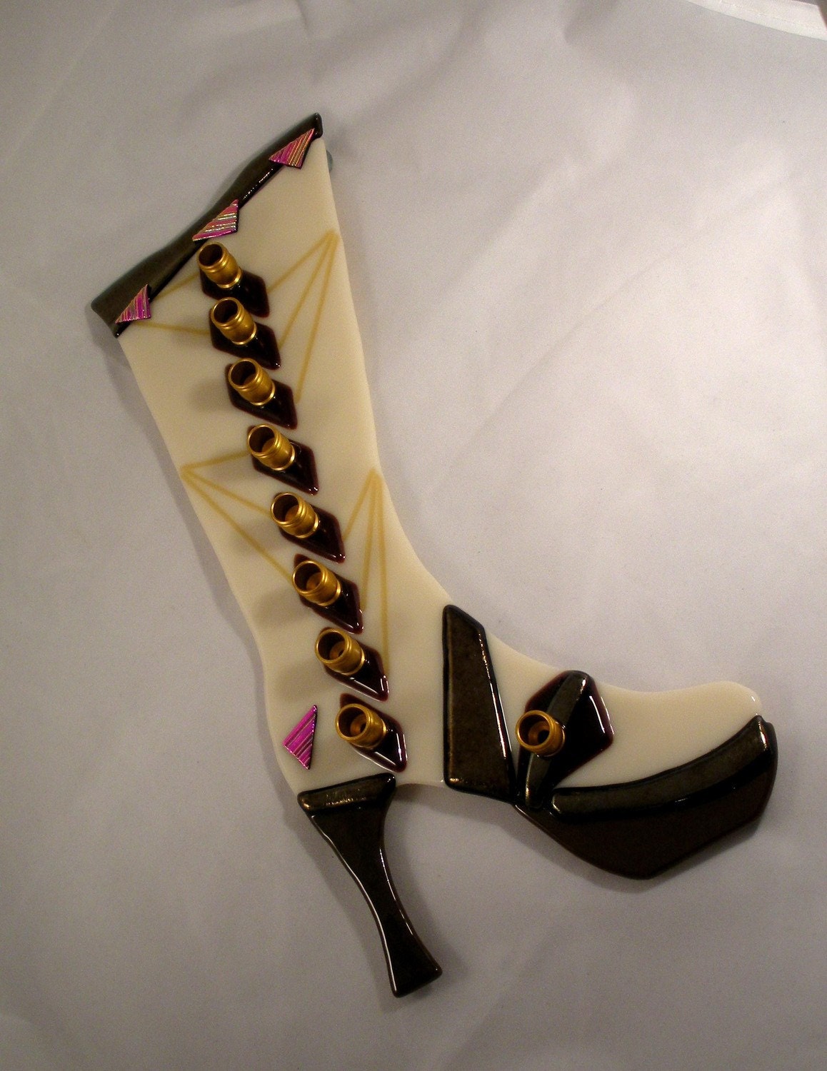 Fancy boot menorah