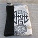 Clutch - Asian Print - Vegan Leather Bottom - Purse - Fold over Clutch