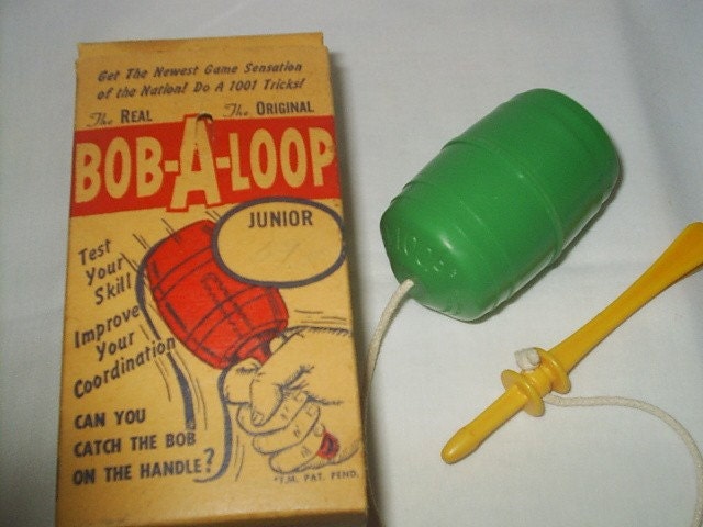 Bob-A-Loop The Real The Original Box 1958 Retro Game Toy