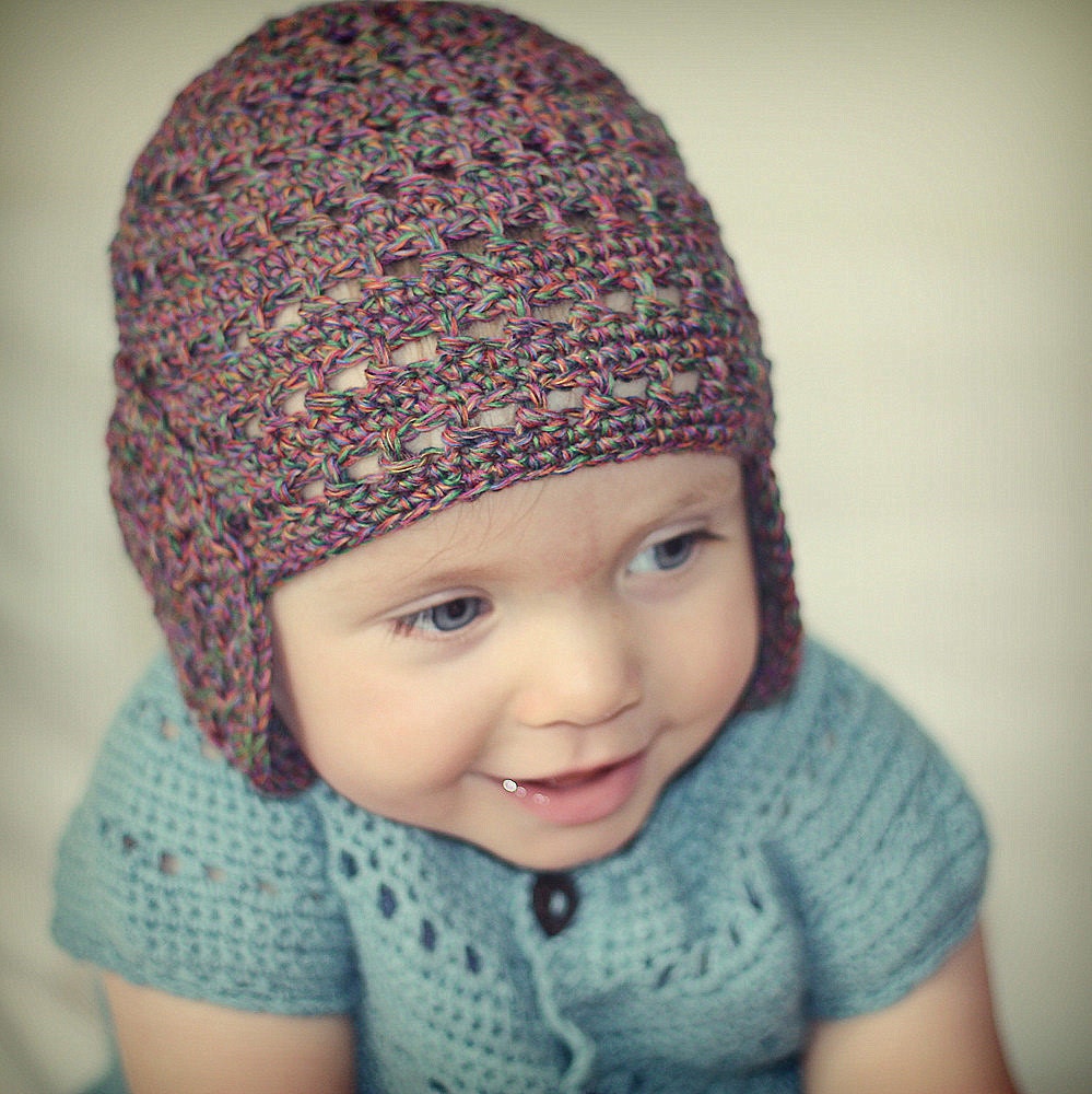 Instant download - Crochet PATTERN (pdf file) - Thinking of Autumn Hat (baby to adult)