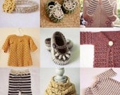You choose any 8 patterns (crochet and knitting patterns)