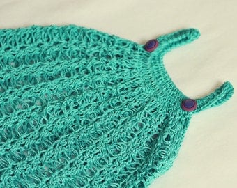 Instant download - Crochet PATTERN (pdf file) - Halter Top (for baby and toddler)