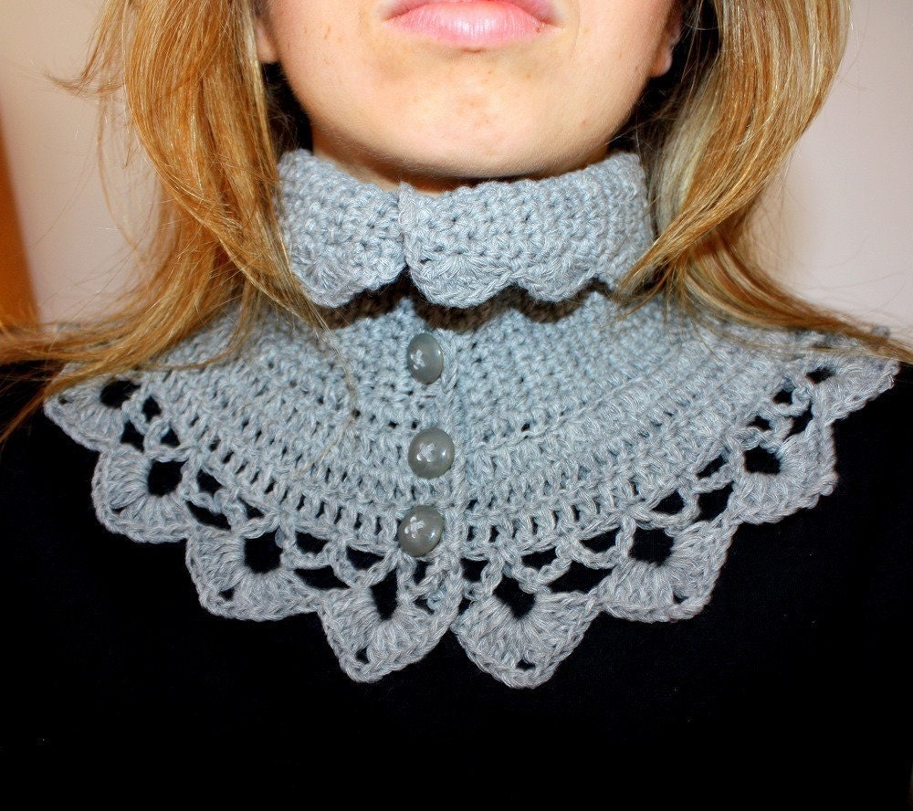 Instant download - Crochet PATTERN (pdf file) - Victorian Neck Warmer