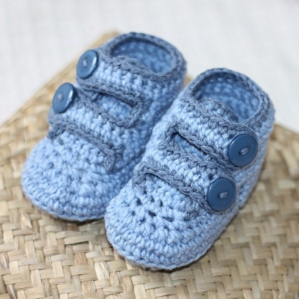 Instant download - Crochet PATTERN (pdf file) - Baby Strap Shoes