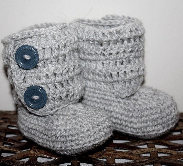 Instant download - Crochet PATTERN (pdf file) - Baby Ankle Boots