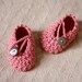 Instant download - Crochet PATTERN (pdf file) - Pretty in Pink Baby Booties