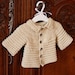 Instant download - Crochet PATTERN  (pdf file) - Nina's Baby Cardigan