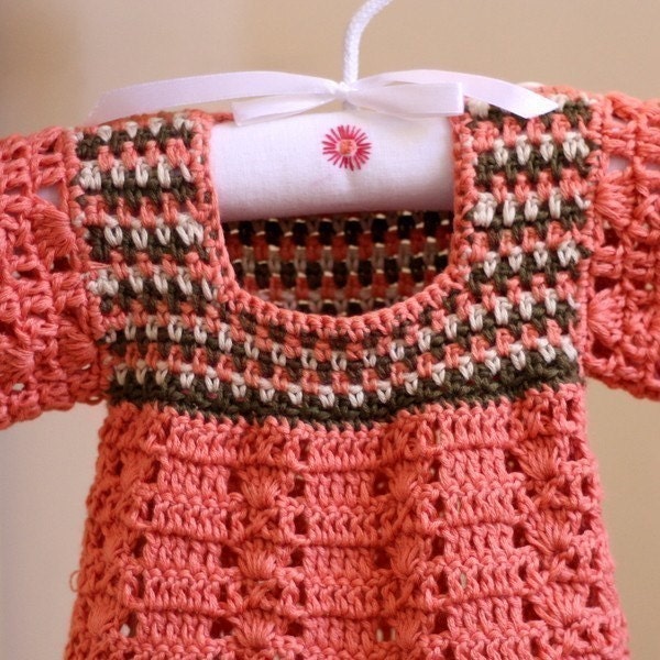 Instant download - Crochet PATTERN (pdf file) - Multi-coloured Top (for baby and toddler)