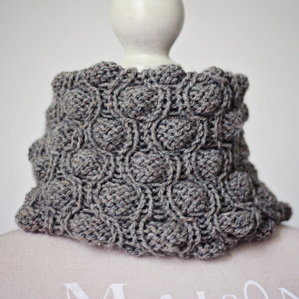 Instant download - Knitting PATTERN (pdf file) - Cocoon Snood