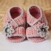 Instant download - Baby Booties Crochet PATTERN (pdf file) - Diagonal Strap Sandals