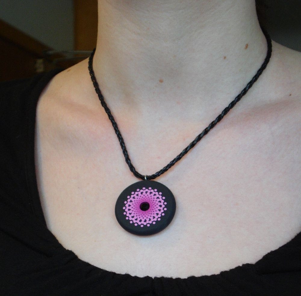 braided leather cord necklace