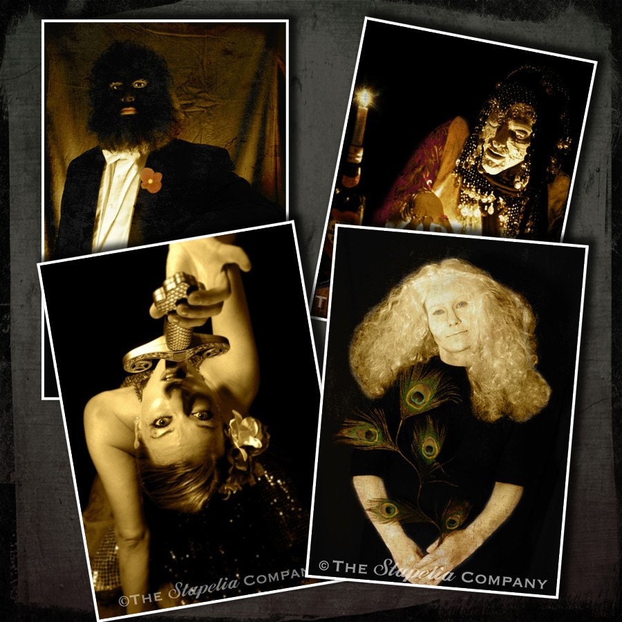 Cigar, Creeper and Dark Circus Sideshow 10 Piece Art Print Set