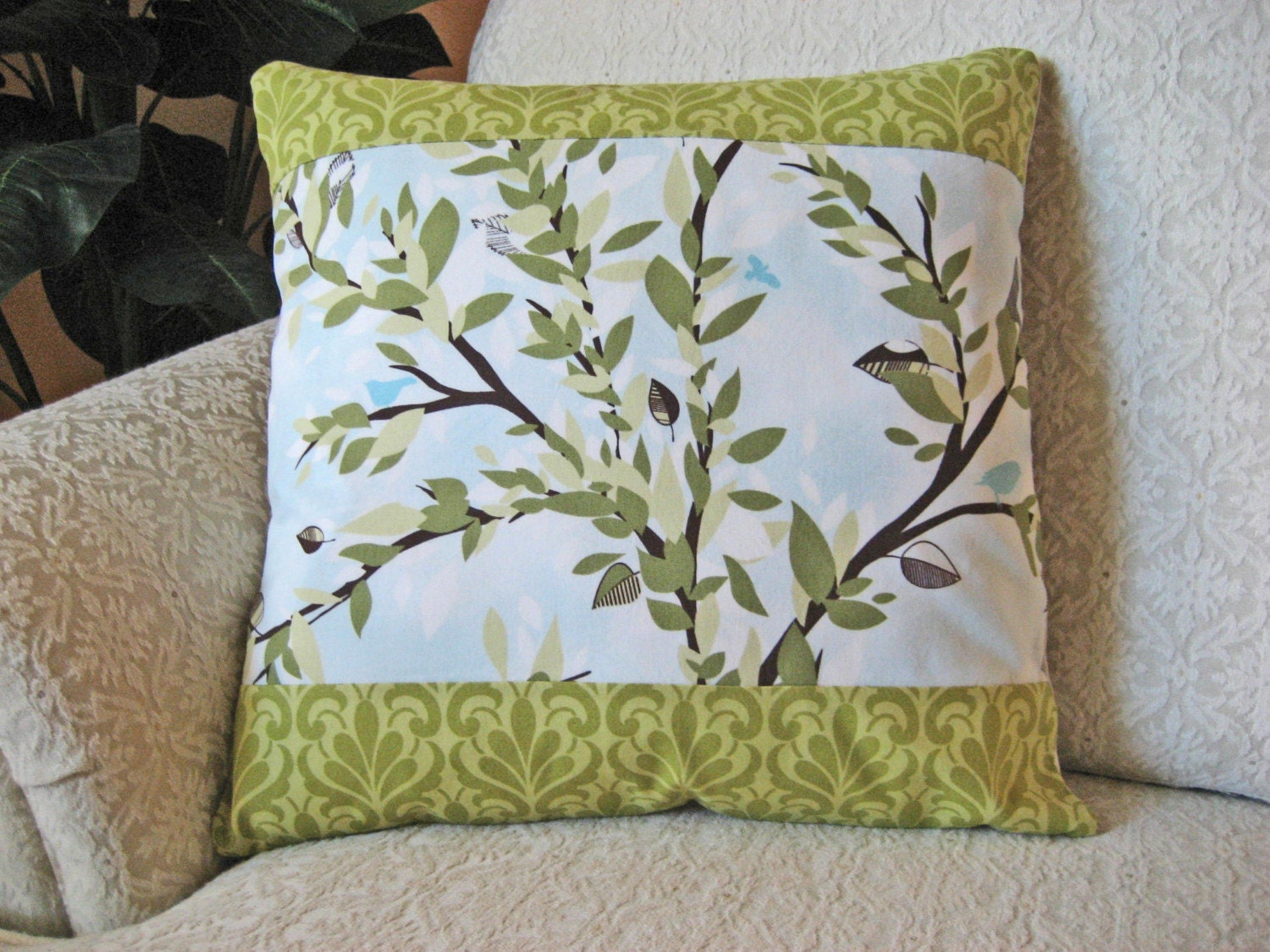 Green 16 x 16 Throw Pillow Cover - Nature-ology