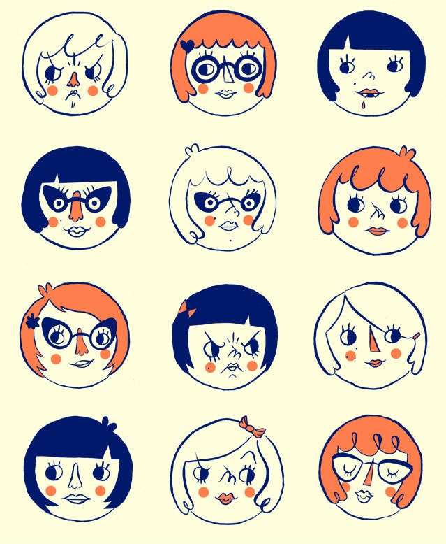 GIRLS GIRLS GIRLS Screen Printed Poster