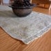 Handwoven Runner Yellow Green Linen Paper and Pine Paper