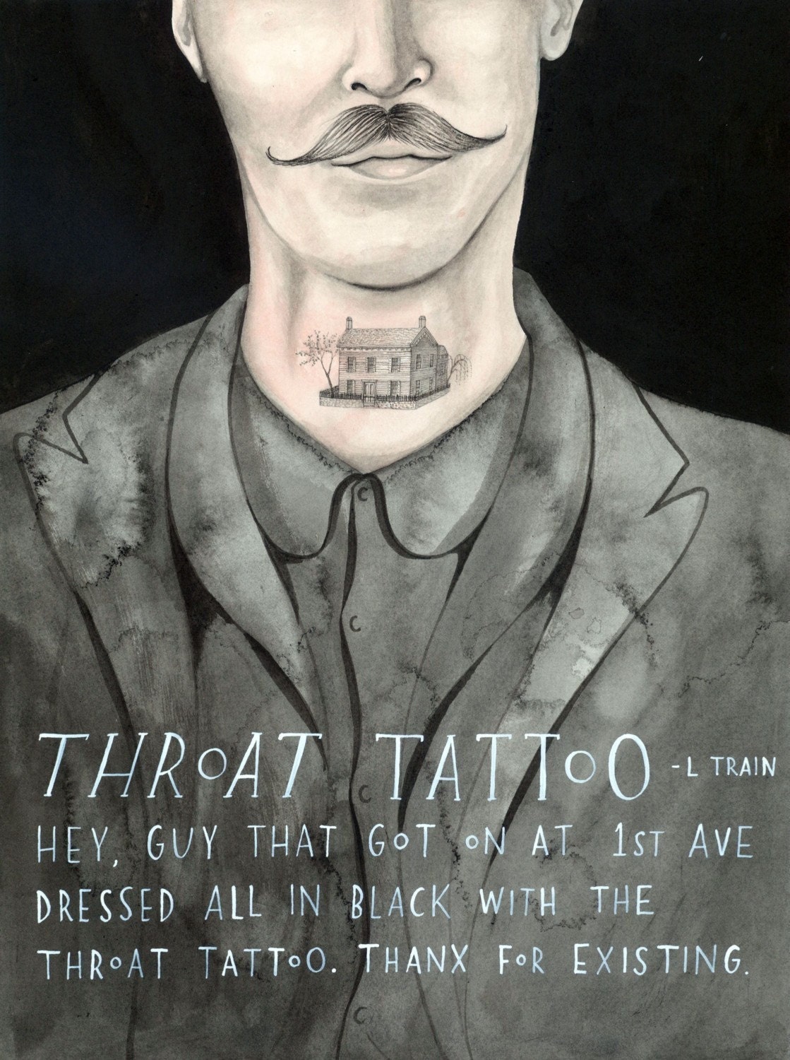 Throat Tattoo
