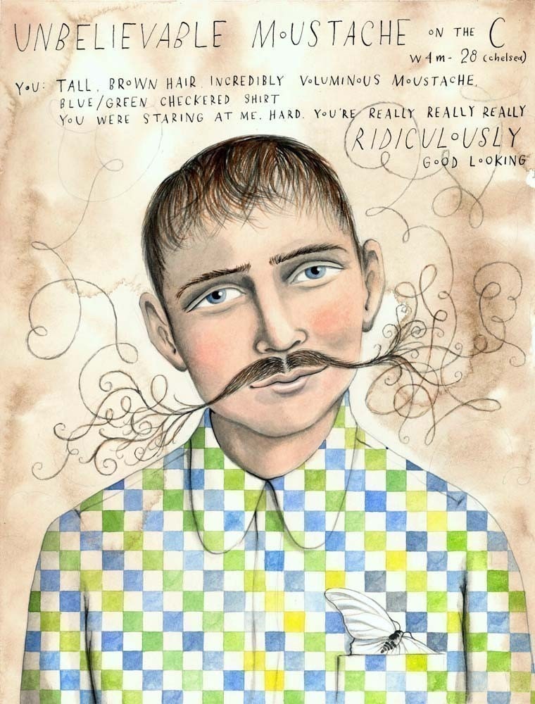Unbelievable Moustache on the C