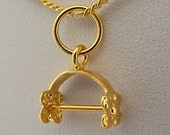 10pcs Pendant Clasp Fit 7mm Pendant Gold Tone - great for small beads.