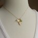Personalized Gold Leaf Birthstone & Initial Necklace, Golden Feather, Pearl, Peridot, Bridesmaid Gifts, Letter charm, fall wedding