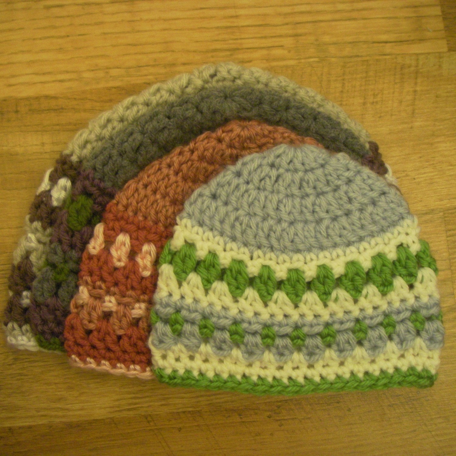 Instant Download - Crochet Pattern - Galilee Hat  Pattern (Newborn to Adult)