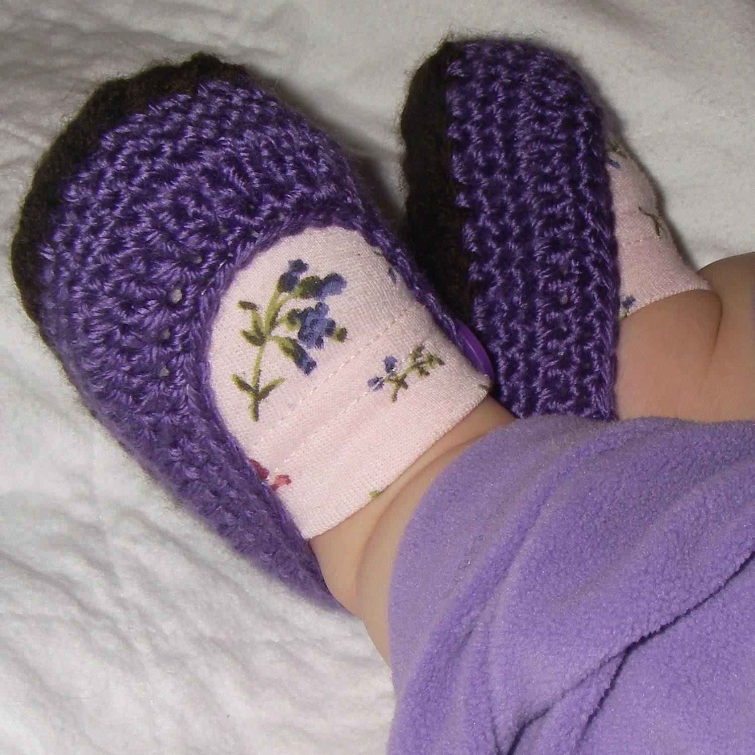 Instant Download - Crochet Pattern - Popeye Booties (Newborn - 1 yr.)