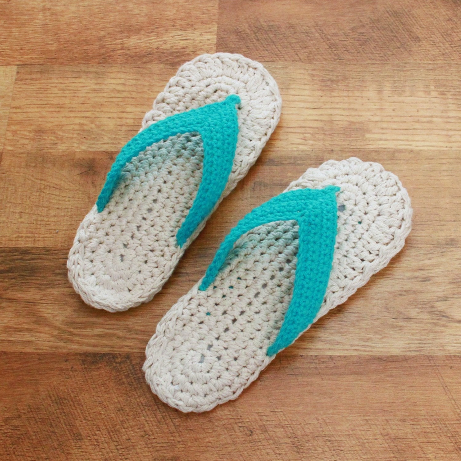 Instant Download - Crochet Pattern - Flip Flops (Child to Adult sizes 3-10)
