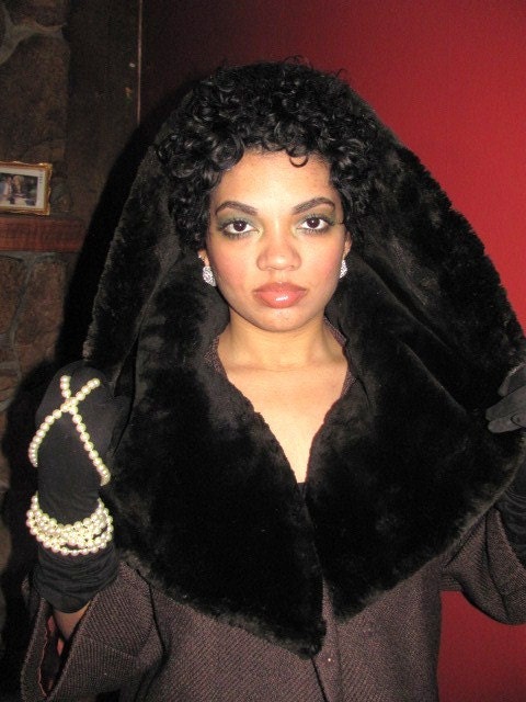 Nicholas Ungar Hood / Collar Brown Coat